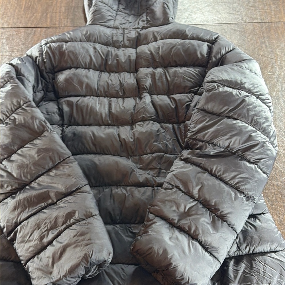 Madden Girl Black Puffer Jacket with Hood Sz L - Picture 12 of 12